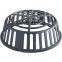 Large Sump 15 Inches Cast Iron Roof Drain with 6 Inch Push-On Outlet for Roof Drainage