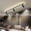 New Led Ceiling Spotlights For Background Living Room Study Freely Collocation Track Light Black Iron Acrylic Lamps
