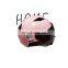 Fashionable pink black motorcycle driving helmets women