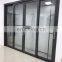 LEI BO Double glazed aluminum sliding windows 3 tracks sliding window sliding door
