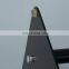 Free Standing Black Metal Toilet Clean Brush Holders Set with Bamboo Paper Holder