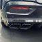 Genuine Auto Parts Rear Lip For 2020 Benz GLE Coupe Modification GLE 63 Amg Body Kits With Diffuser Exhaust Pipe