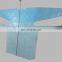 Disposable CPE apron with thumb loops