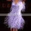 2022 New Party Wear Sleeveless V-Neck Bodycon Dress Fringe Tassel Dresses