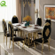 Stainless Steel Glass Dining Table For Dining Room Restaurant Banquet Dining Tables For Sale