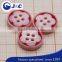 carved customized natural shell buttons,river shell decoration buttons