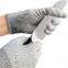 Cut Proof Rated Level 5 ANSI A5 13G HPPE Liner PU Coated Cut Resistant Gloves Best Cut Gloves