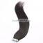 Healthy donor virgin ponytail tape in hair extensions wholesale China