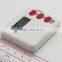 AG13 Battery Power Strong Magnet Stainless Steel Holder Family Count Up Countdown Digital Cooking Timer
