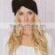 Fashion Cute Bowknot Flower Plain Knitting Lady Women Headband