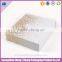 Gold foil hot stamping and embossing printed cosmetic box for mini bottle