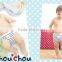 Japan wolesale cotton 100% cute and high quality oem baby diaper with border and anchor patch for boys