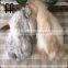 Factory direct wholesale price real block color rabbit scrap fur scarf /rabbit fur scarf