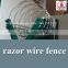 china anping factory hot dipped galvanized razor barbed wire price