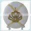 polresin gold decorative plates for home decor
