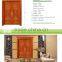 Customized entry position double leaf wooden door for sale