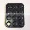 12cups shallow mouth cake mold carbon steel non-stick