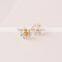 Gold and silver Sterling silver tiny daisy stud earring jewlery for bridesmaid gifts