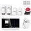 Kerui GSM PSTN network wireless intelligent anti-burglar security home alarm system