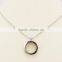 DIY stainless steel silver Pendant Photo Frame photo locket pendant necklace