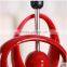 Fancy red ceramic home decoration European modern table lamp for bedroom
