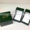highend jewelry box glossy green jewellery wooden gift packaging box