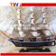 Basswood handcraft gift&decor wooden sailing fishing boat craft