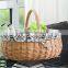 New Gifts Arts fruit basket Wholesale cheap flower basket Laundry Baskets Wicker Storage Basket