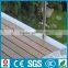 contemporary style clear finsh termpered glass deck railing