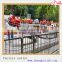 Outdoor amusement park electric track train rides mini shuttle for kids