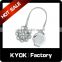 KYOK China wholesale aluminum curtain buckle, diamond curtain accessories curtain tieback curtain fasterner