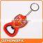 Custom Football Team Beer Bottle Opener Keychain