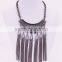 statement necklace The exaggerated personality half round tassel necklace GJ-091