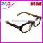 Clear lens buffalo horn eyeglasses OX glasses