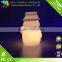 indoor modern battery operated funky table lamps rainbow color cordless USB rechargeable portable luminaire desk for hotel