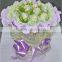 paper roll/crepe paper christmas decorations make Artifical flower