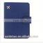 High quality promotion pu/genuine passport holder with clear inner pocket for credit card and delicate pen