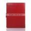 Trendy fashion design leather office supplies notebook with card slot