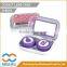 Contact Lens Case, contact lens box, lovely bubble contact lens case,mini pure and simple color contact lens case pocket size