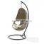 Aluminum frame hanging rattan egg chair