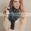 Factory Direct Supply Gold Lurex Marled Girls' Knit Infinity Scarf