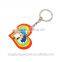 2016 Custom Promotional Soft Pvc Rubber Keychains for Girls