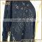 Fine quality hot sale fashionable black suede shawls