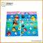 Custom promotional printed pp pvc Plastic book cover staple binding exercise books