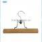 customized wooden hair extension hanger with pinted logo