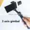 Multi-function 3 Axis Handheld Steady Gimbal PTZ Camera Mount for all Smart Phones within 7" Screen