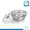 2 pieces of stainless steel soup plate & soup pot