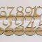 Custom acrylic wedding table numbers