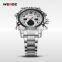 WEIDE Fashion New Design Army Style Mens Wrist Watch 3atm Water Resistant Genuine Stainless Steel relogio masculino
