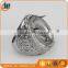 wholesale spikes titanium rings for gemstone